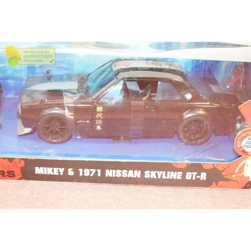 Jada Tokyo Revengers Mikey & 1971 Nissian Skyline GT-R Die-Cast